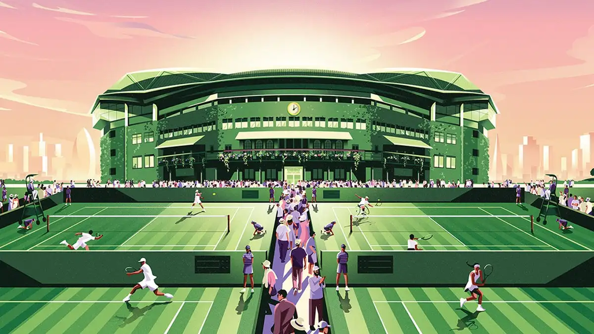 Bảng điểm tennis minh họa deuce advantage break point